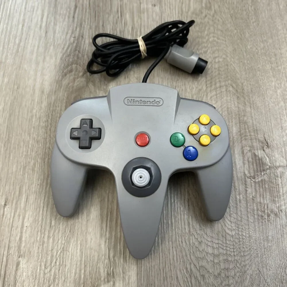 Official Nintendo 64 Controller Authentic OEM Gray N64 NUS-005 Works Loose Stick